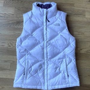 White North Face Vest